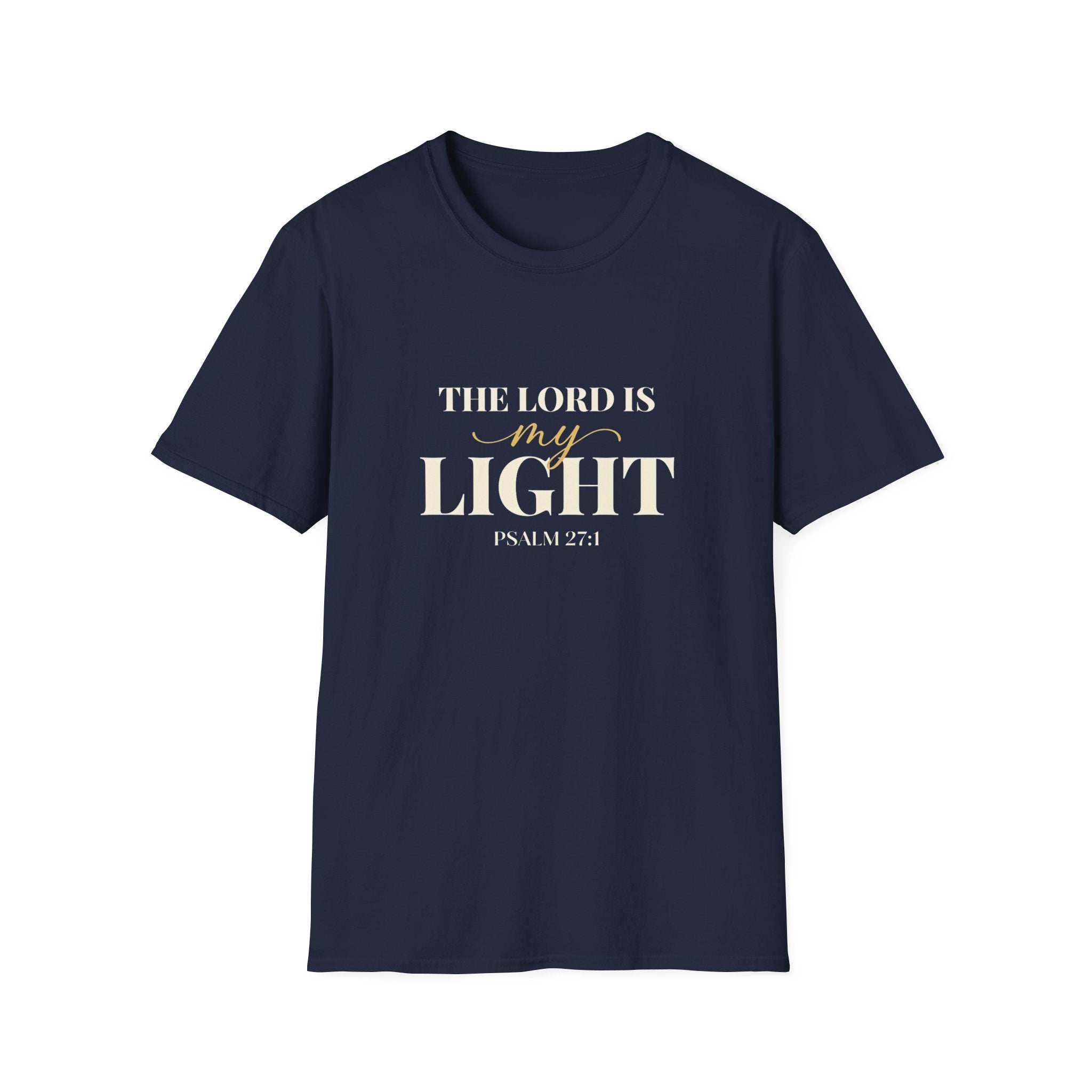 The Lord Is My Light — Classic Shirt | Psalm 27:1 Christian Apparel