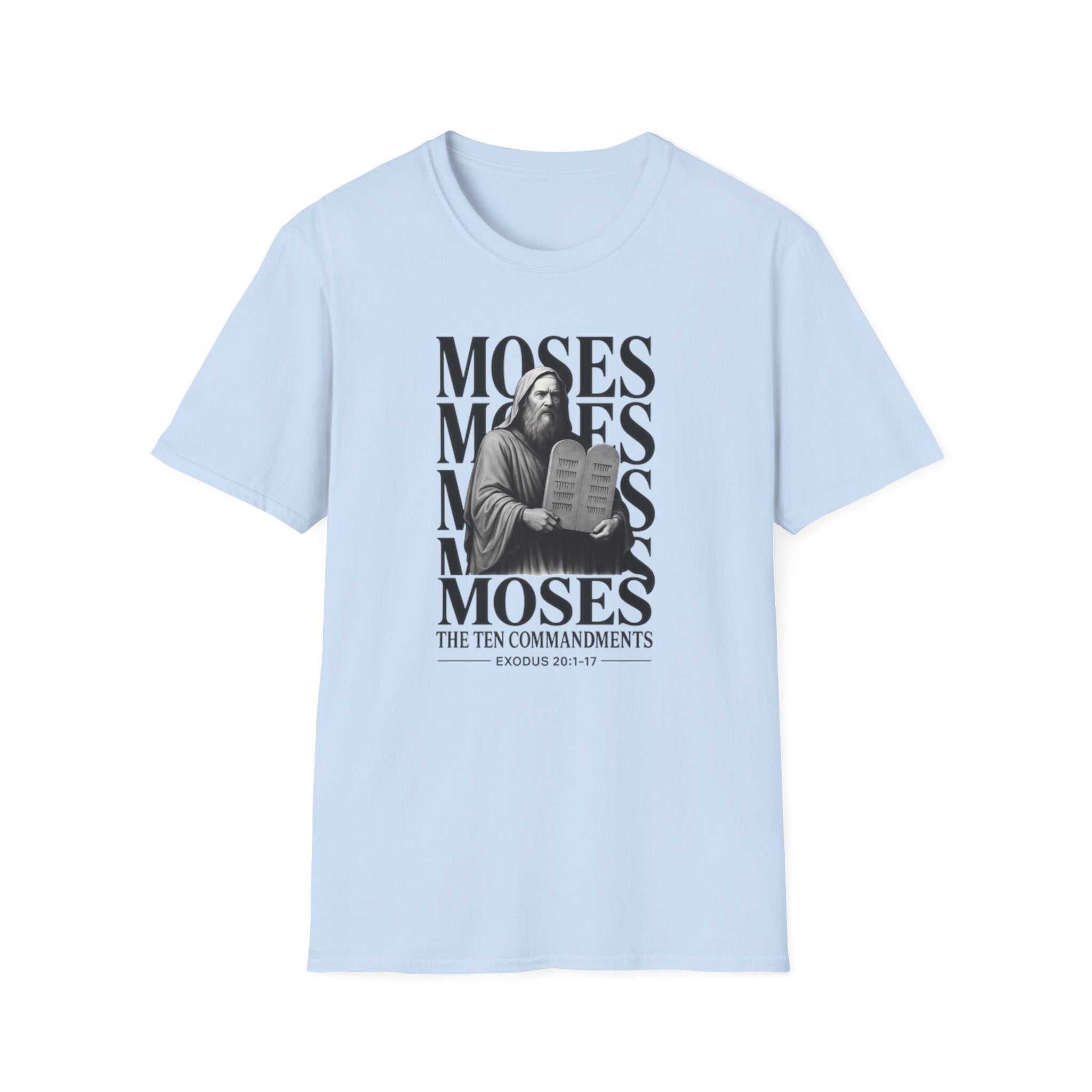 Moses & the Ten Commandments — Classic Shirt | Exodus 20 Christian Apparel