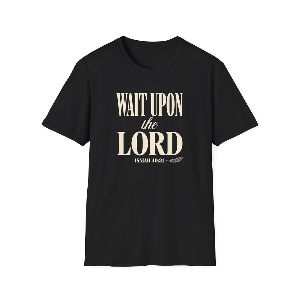 Wait Upon the Lord — Classic Shirt | Isaiah 40:31 Christian Apparel