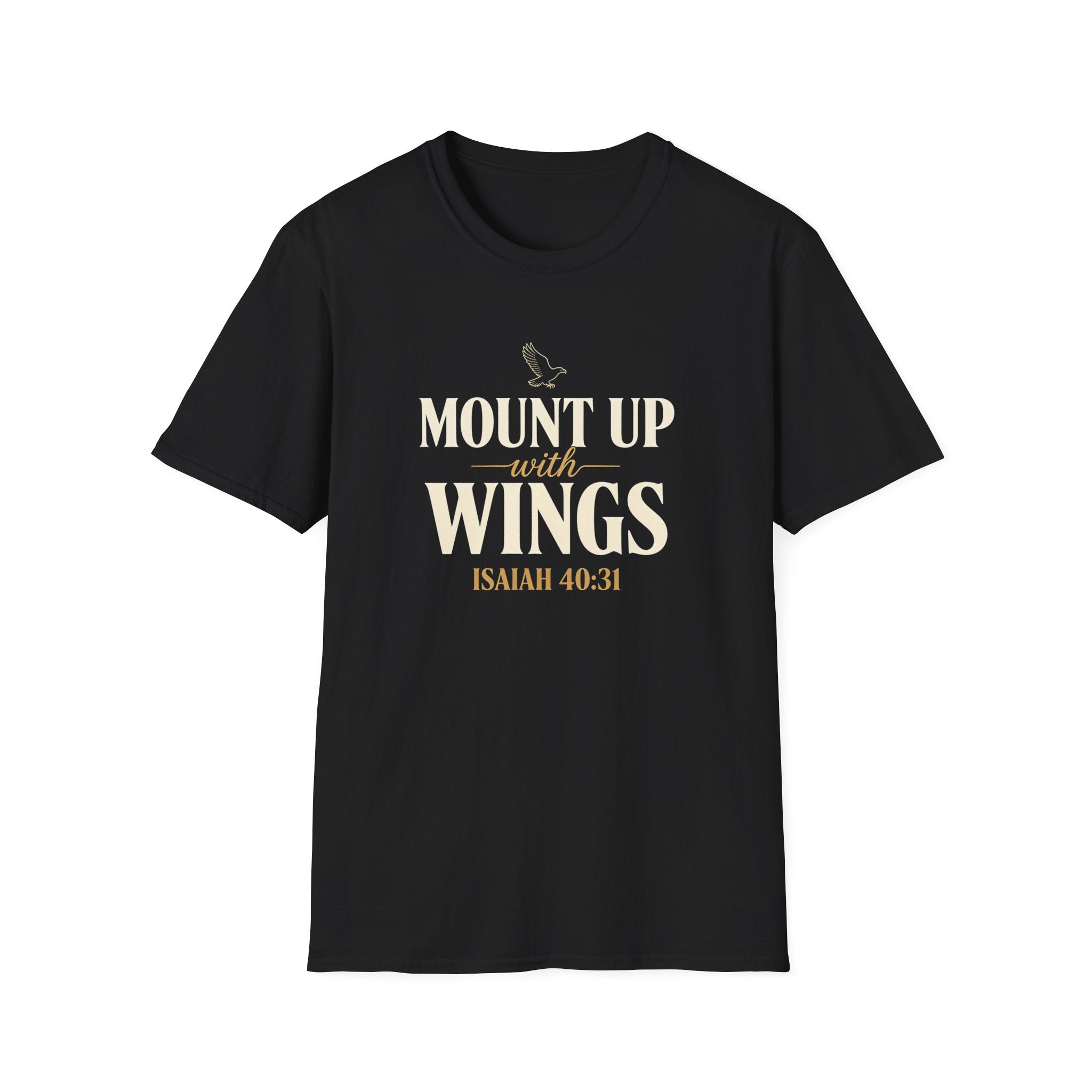 Mount Up With Wings — Classic Shirt | Isaiah 40:31 Christian Apparel