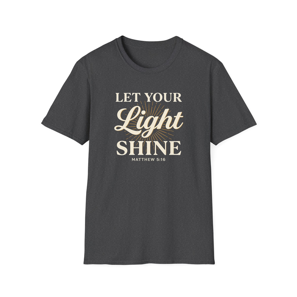 Let Your Light Shine — Classic Shirt | Matthew 5:16 Christian Apparel