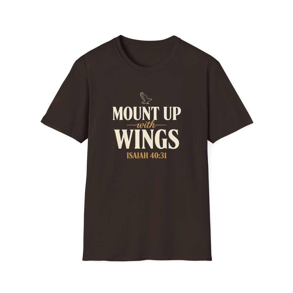 Mount Up With Wings — Classic Shirt | Isaiah 40:31 Christian Apparel