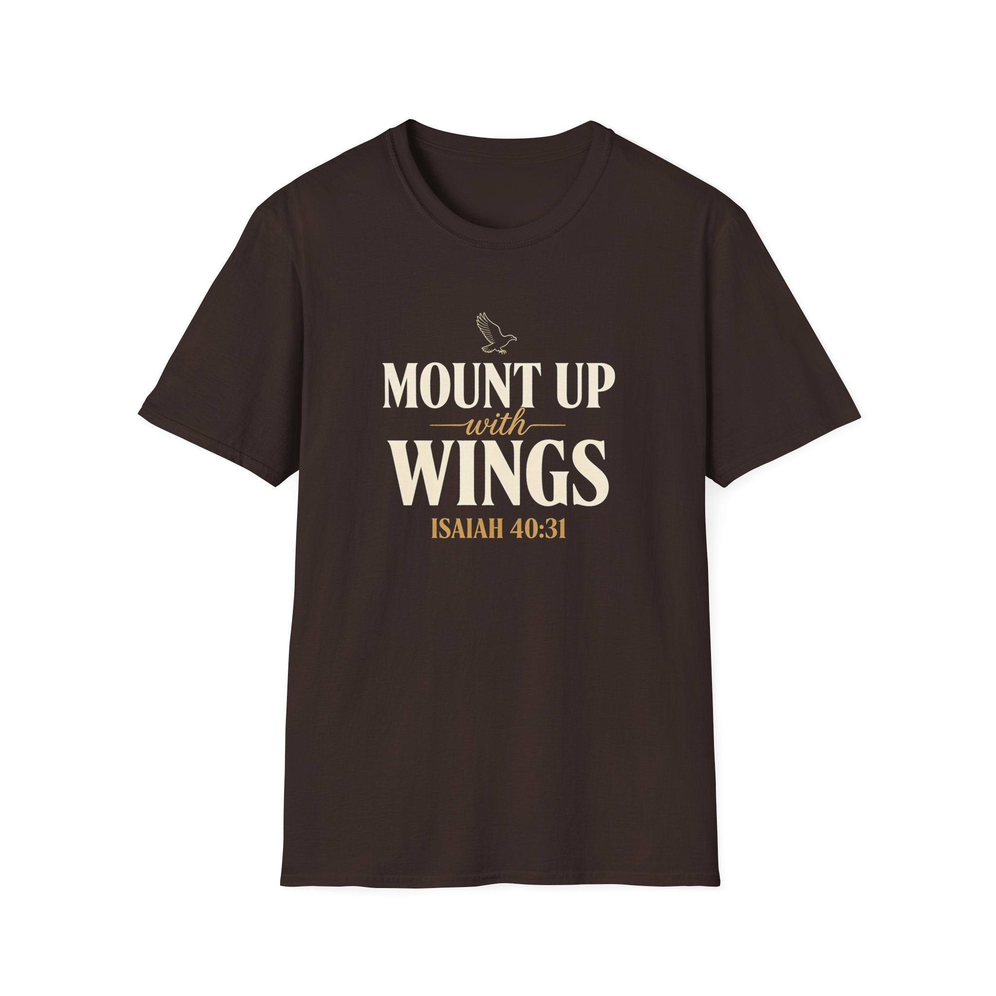 Mount Up With Wings — Classic Shirt | Isaiah 40:31 Christian Apparel