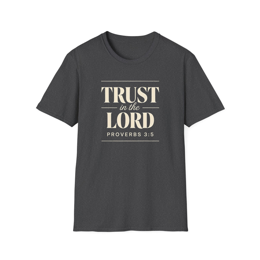 Trust in the Lord — Classic Shirt | Proverbs 3:5 Christian Apparel