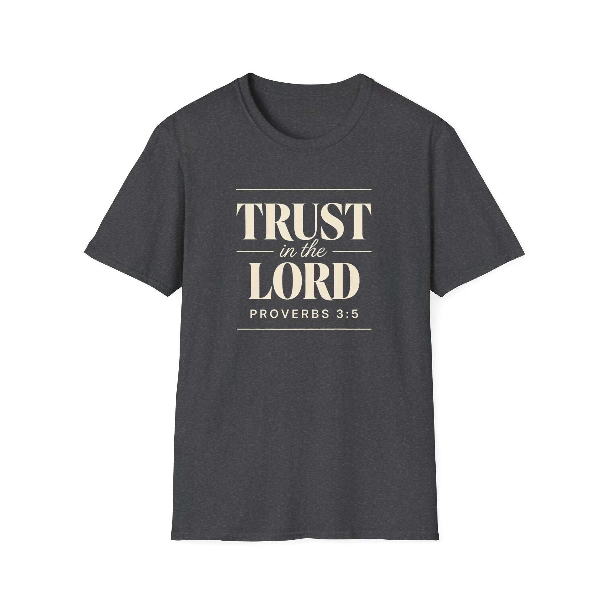 Trust in the Lord — Classic Shirt | Proverbs 3:5 Christian Apparel