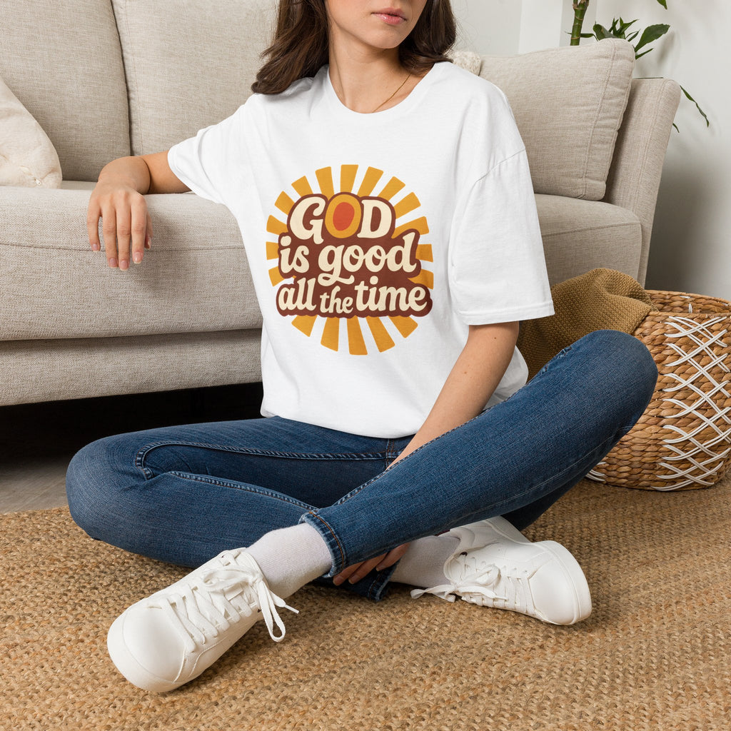 God Is Good All the Time — Classic Shirt | Retro Christian Apparel