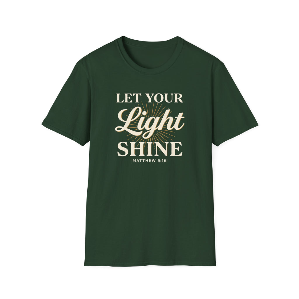 Let Your Light Shine — Classic Shirt | Matthew 5:16 Christian Apparel