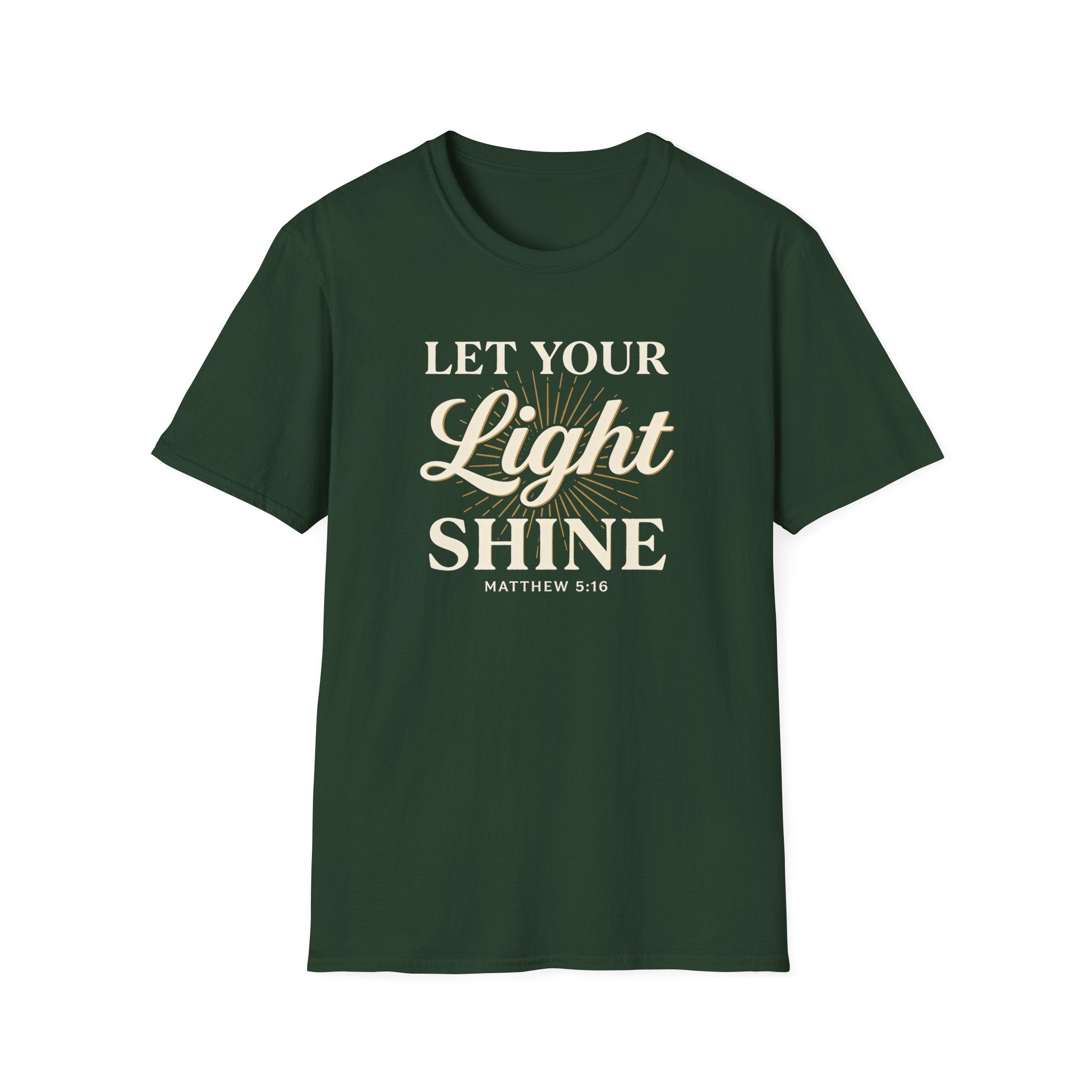 Let Your Light Shine — Classic Shirt | Matthew 5:16 Christian Apparel
