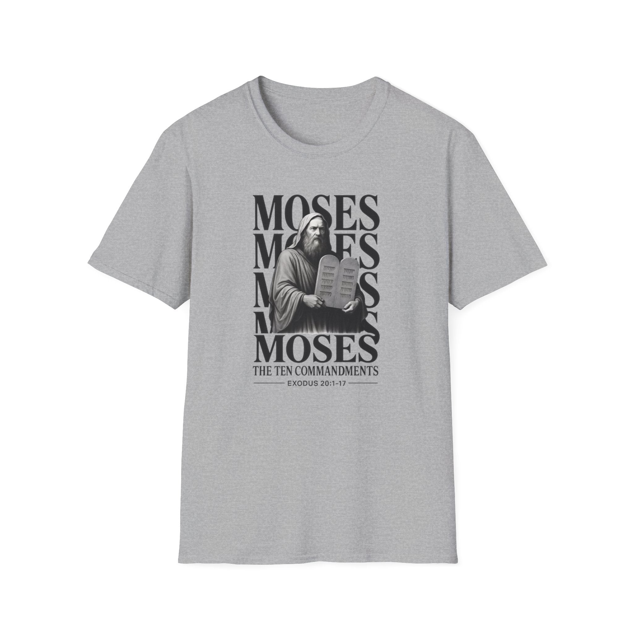 Moses & the Ten Commandments — Classic Shirt | Exodus 20 Christian Apparel