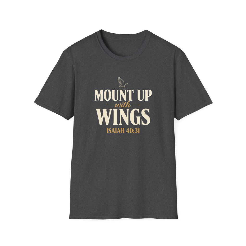 Mount Up With Wings — Classic Shirt | Isaiah 40:31 Christian Apparel