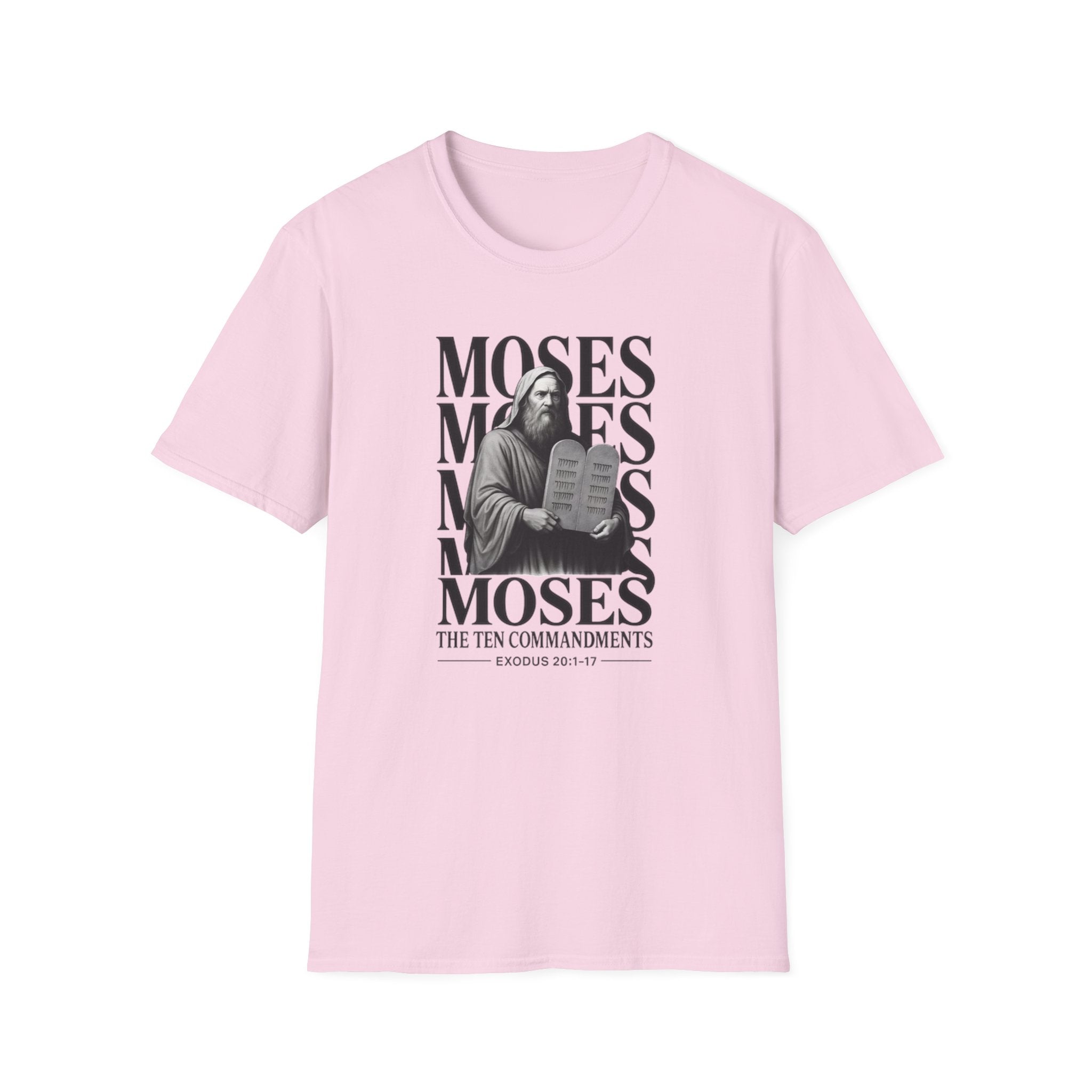 Moses & the Ten Commandments T-Shirt | Exodus 20 Christian Apparel