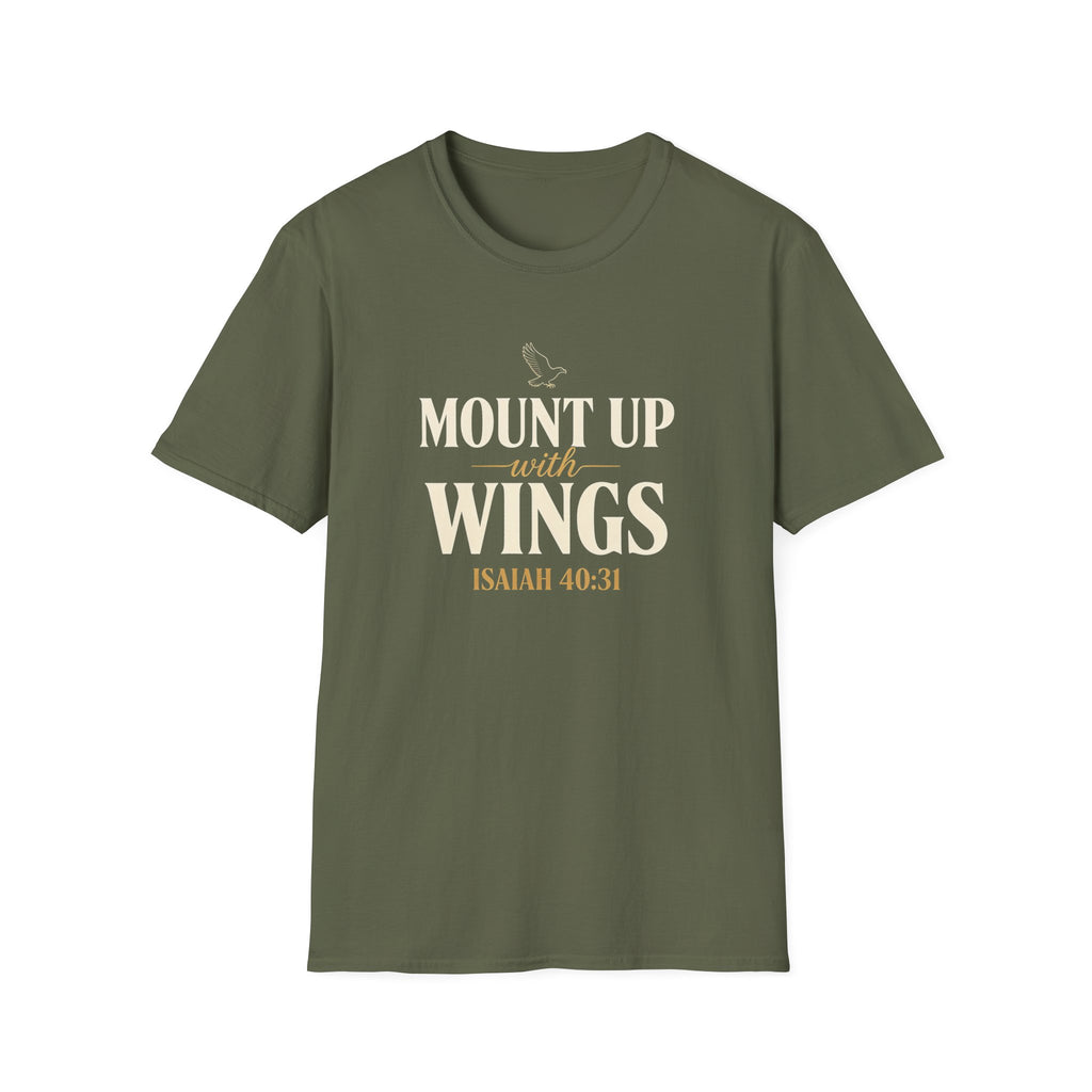 Mount Up With Wings — Classic Shirt | Isaiah 40:31 Christian Apparel