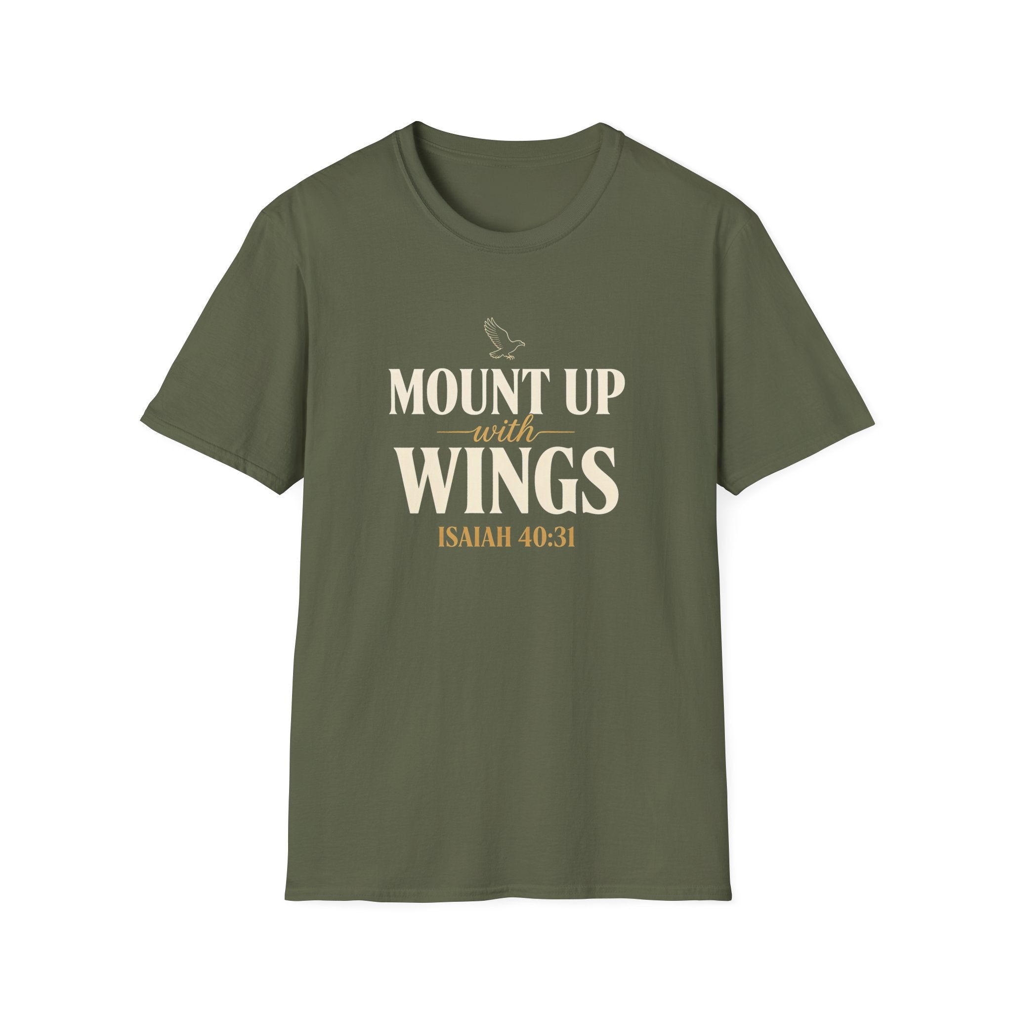 Mount Up With Wings — Classic Shirt | Isaiah 40:31 Christian Apparel