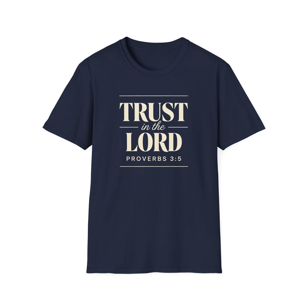Trust in the Lord — Classic Shirt | Proverbs 3:5 Christian Apparel