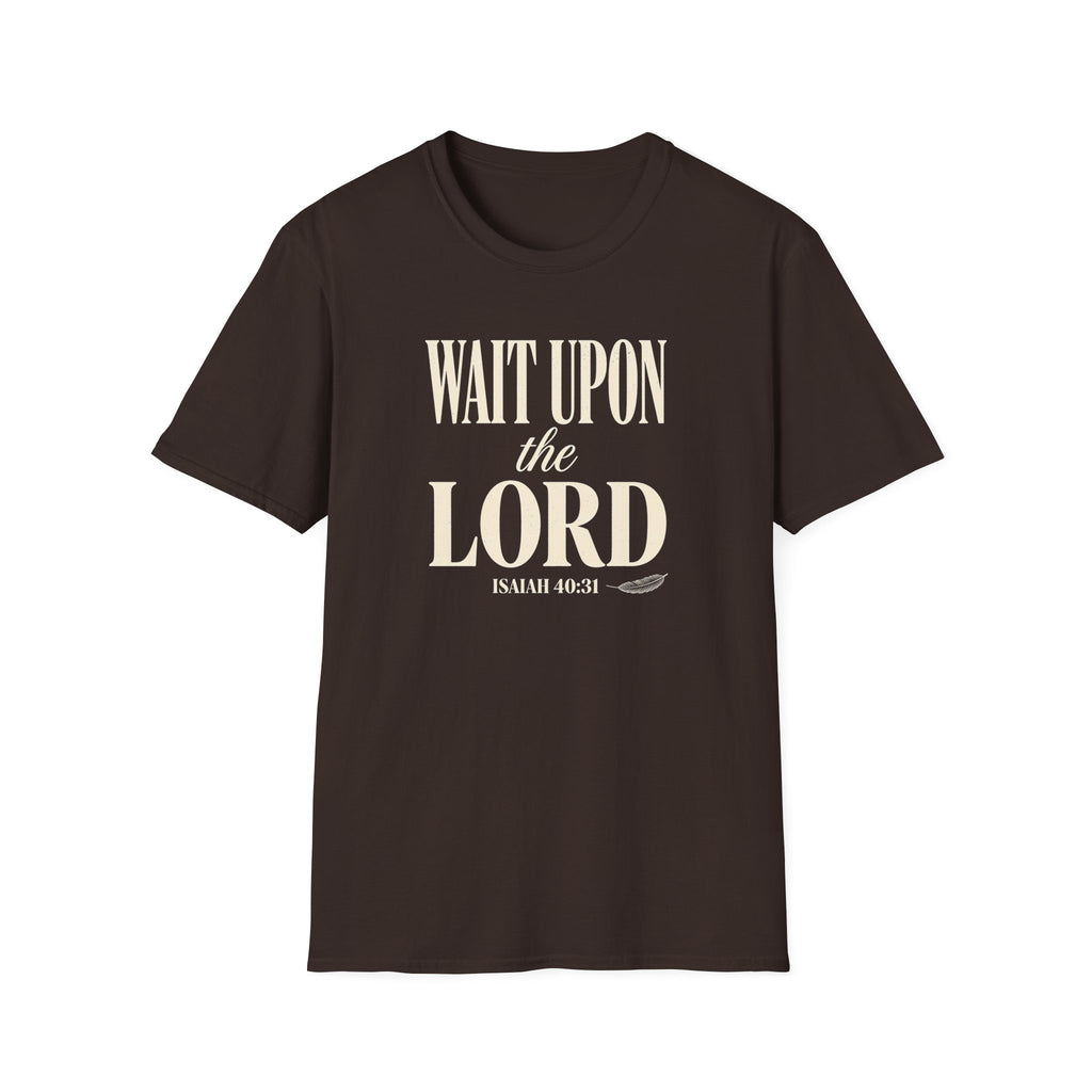 Wait Upon the Lord — Classic Shirt | Isaiah 40:31 Christian Apparel