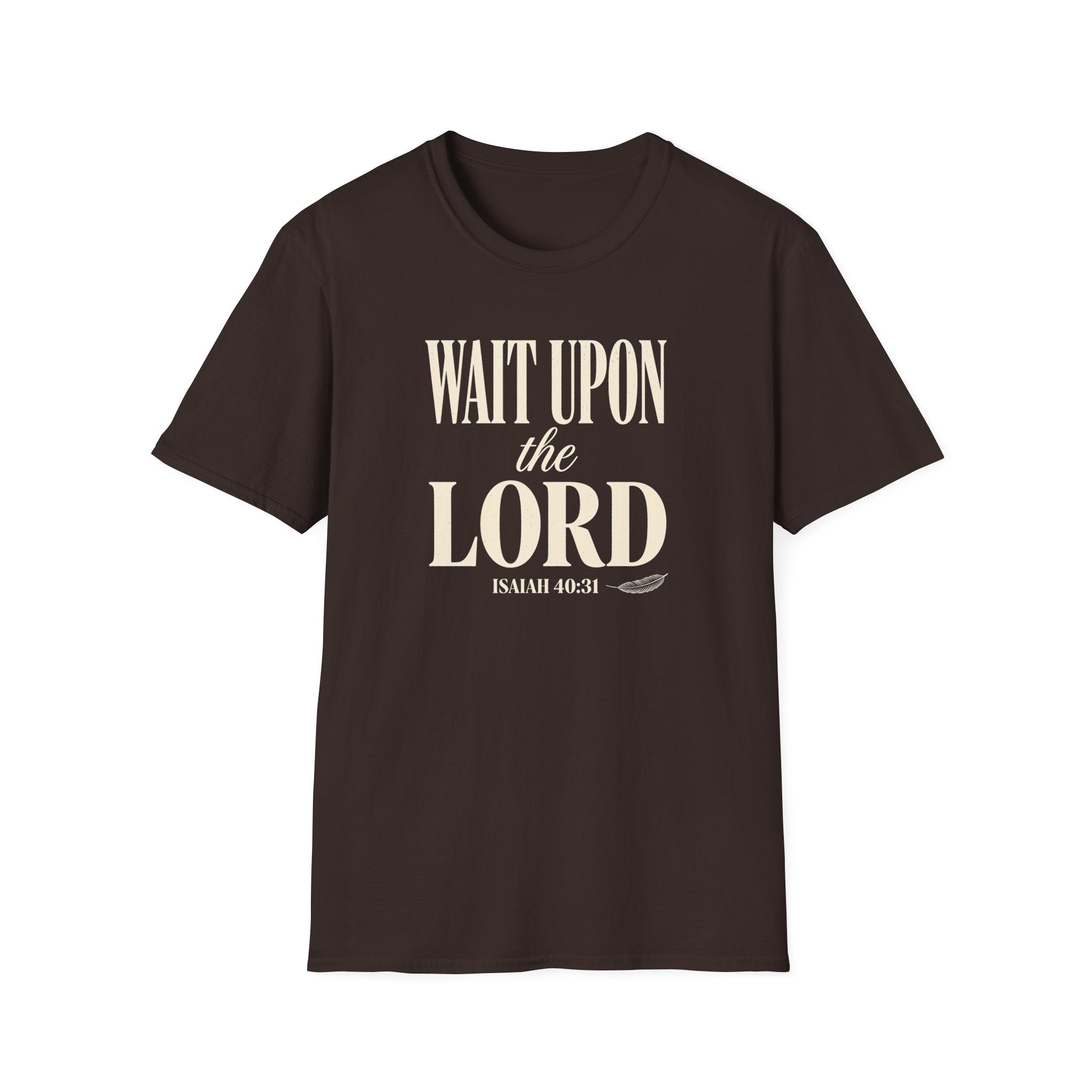 Wait Upon the Lord — Classic Shirt | Isaiah 40:31 Christian Apparel