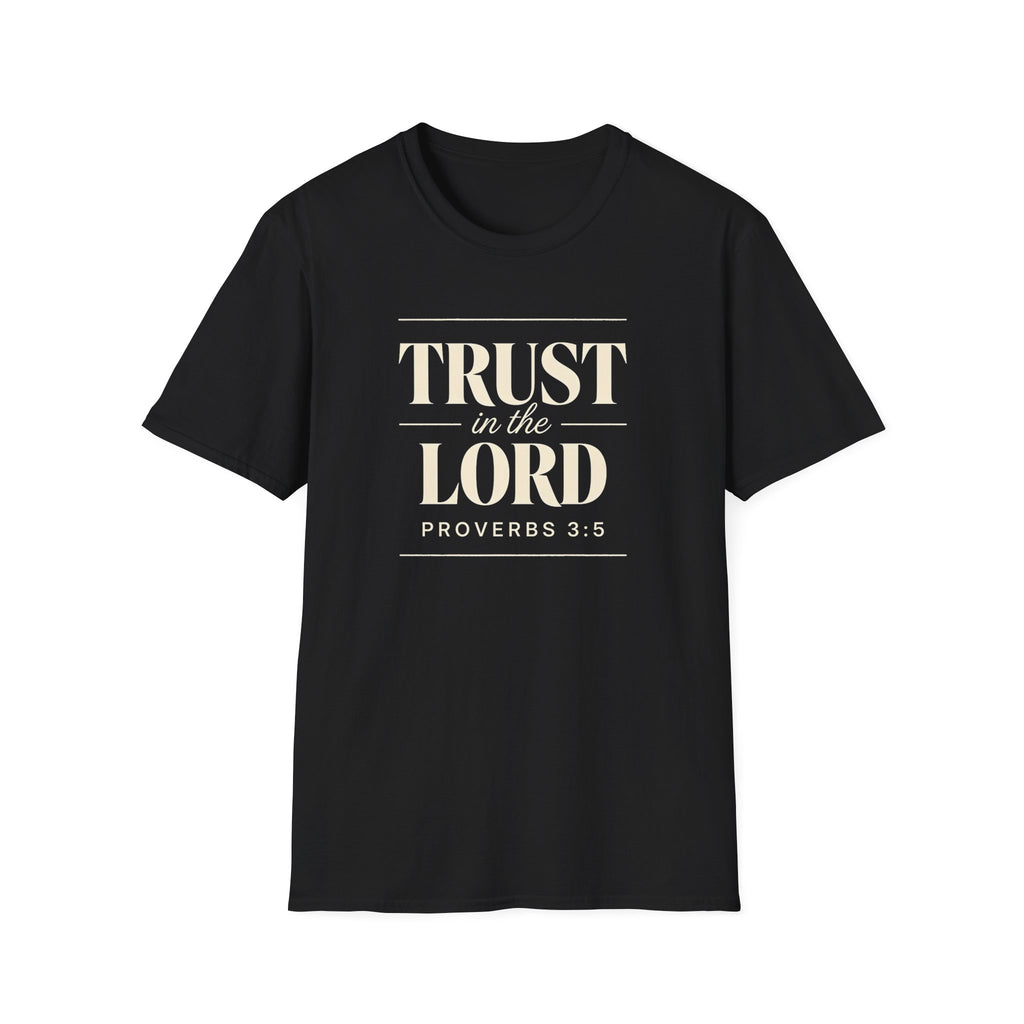 Trust in the Lord — Classic Shirt | Proverbs 3:5 Christian Apparel