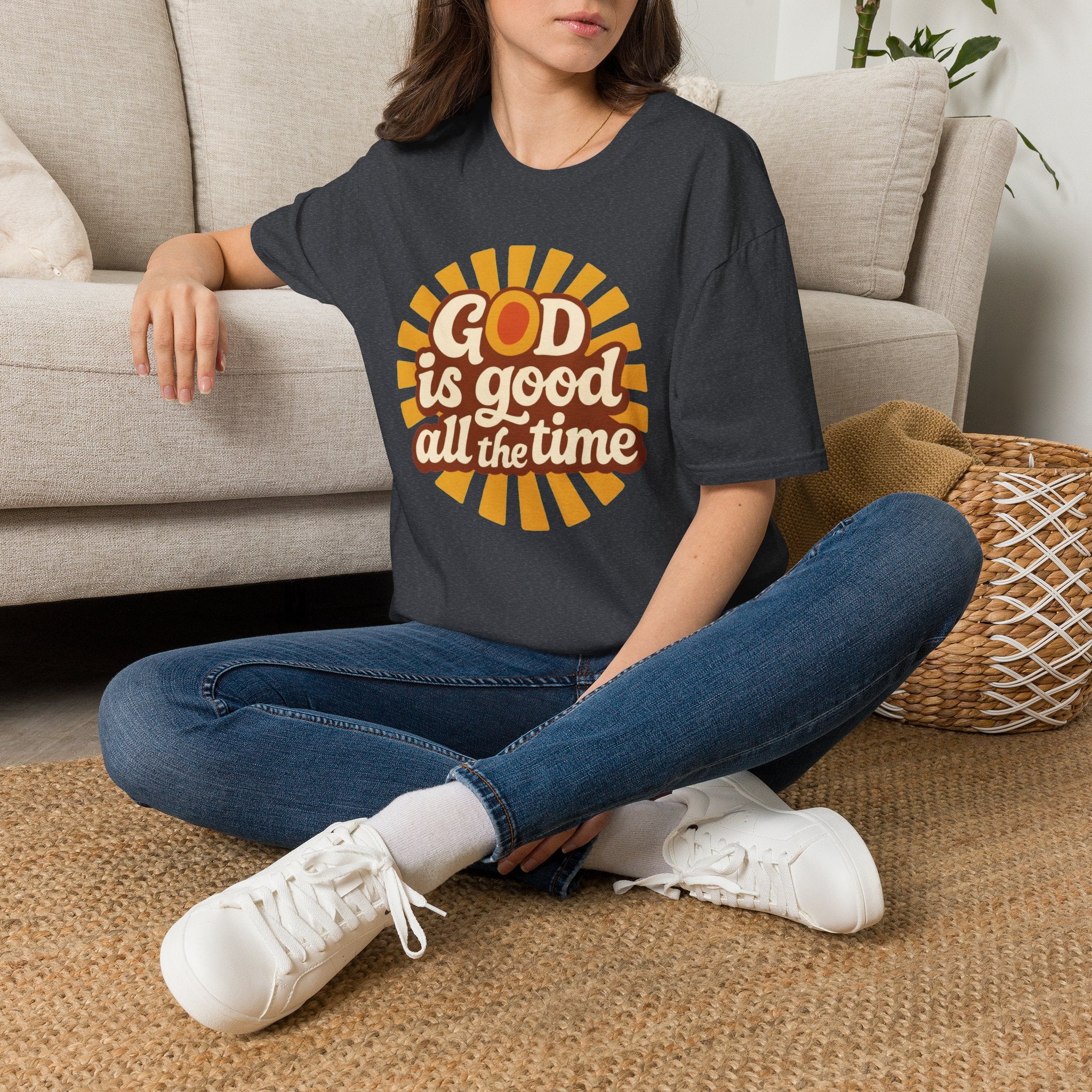 God Is Good All the Time — Classic Shirt | Retro Christian Apparel