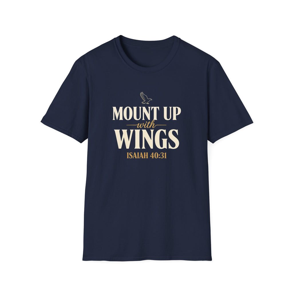 Mount Up With Wings — Classic Shirt | Isaiah 40:31 Christian Apparel