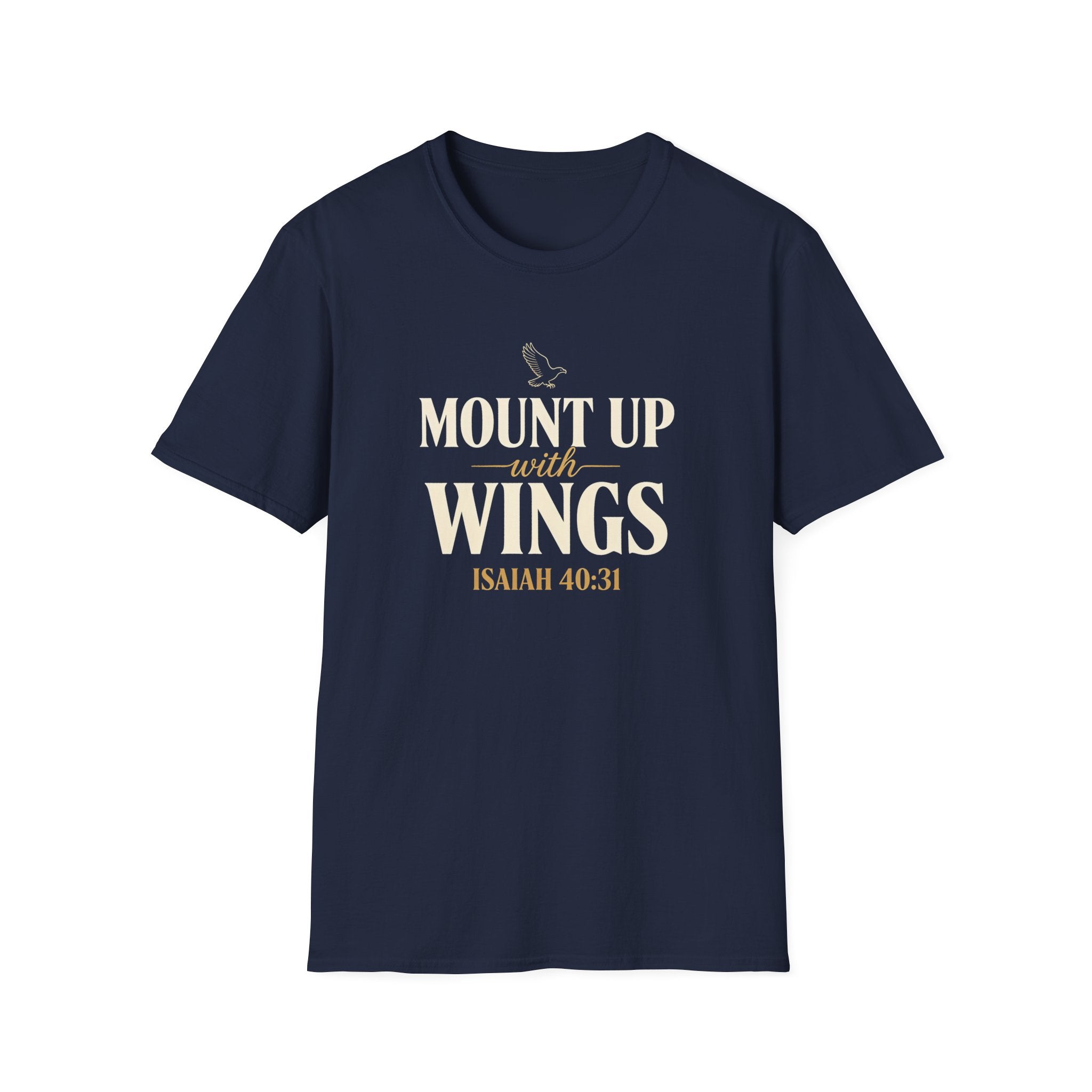 Mount Up With Wings — Classic Shirt | Isaiah 40:31 Christian Apparel
