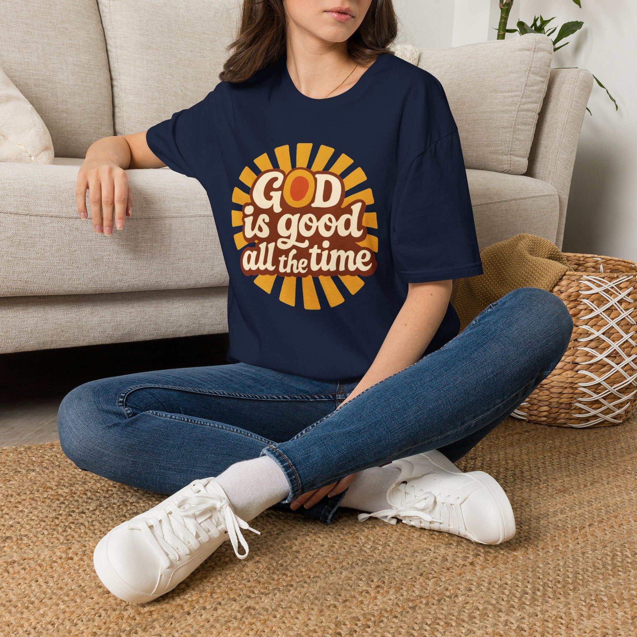 God Is Good All the Time — Classic Shirt | Retro Christian Apparel