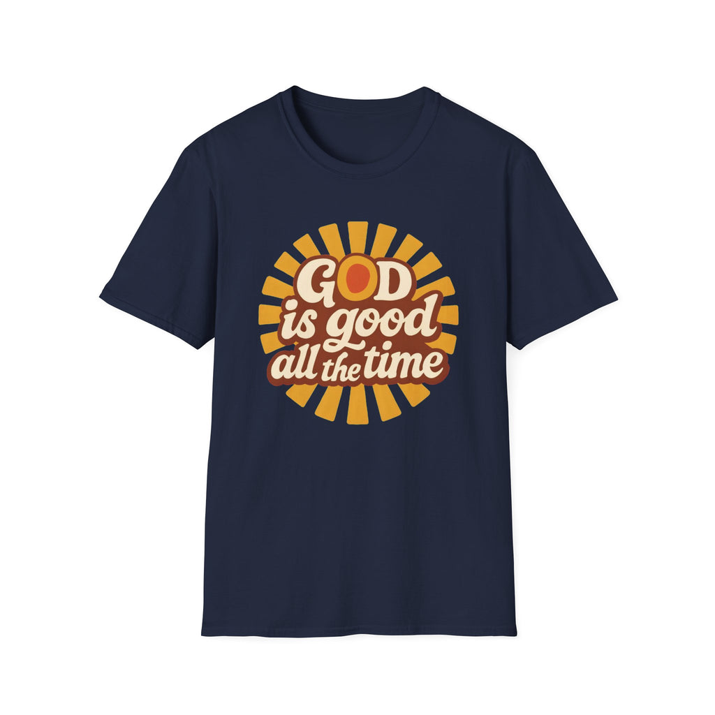 God Is Good All the Time — Classic Shirt | Retro Christian Apparel