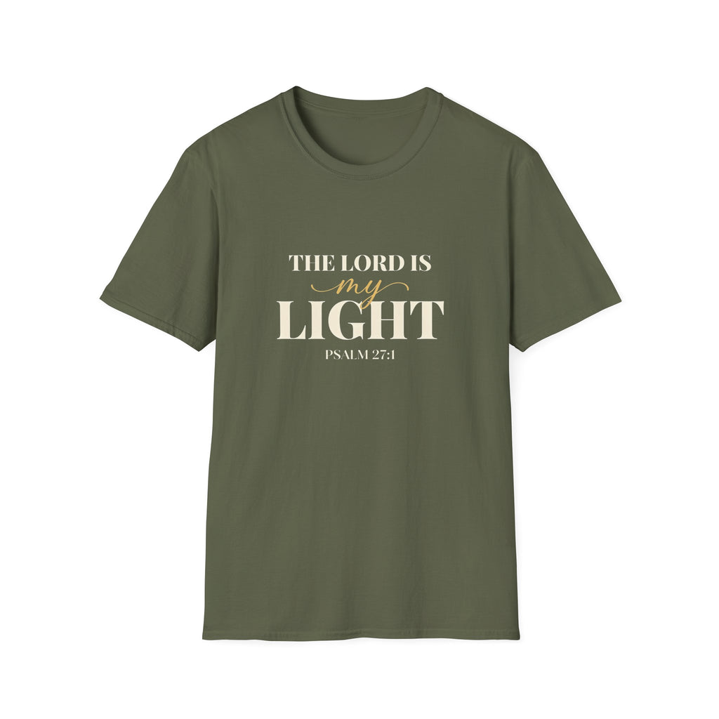 The Lord Is My Light — Classic Shirt | Psalm 27:1 Christian Apparel