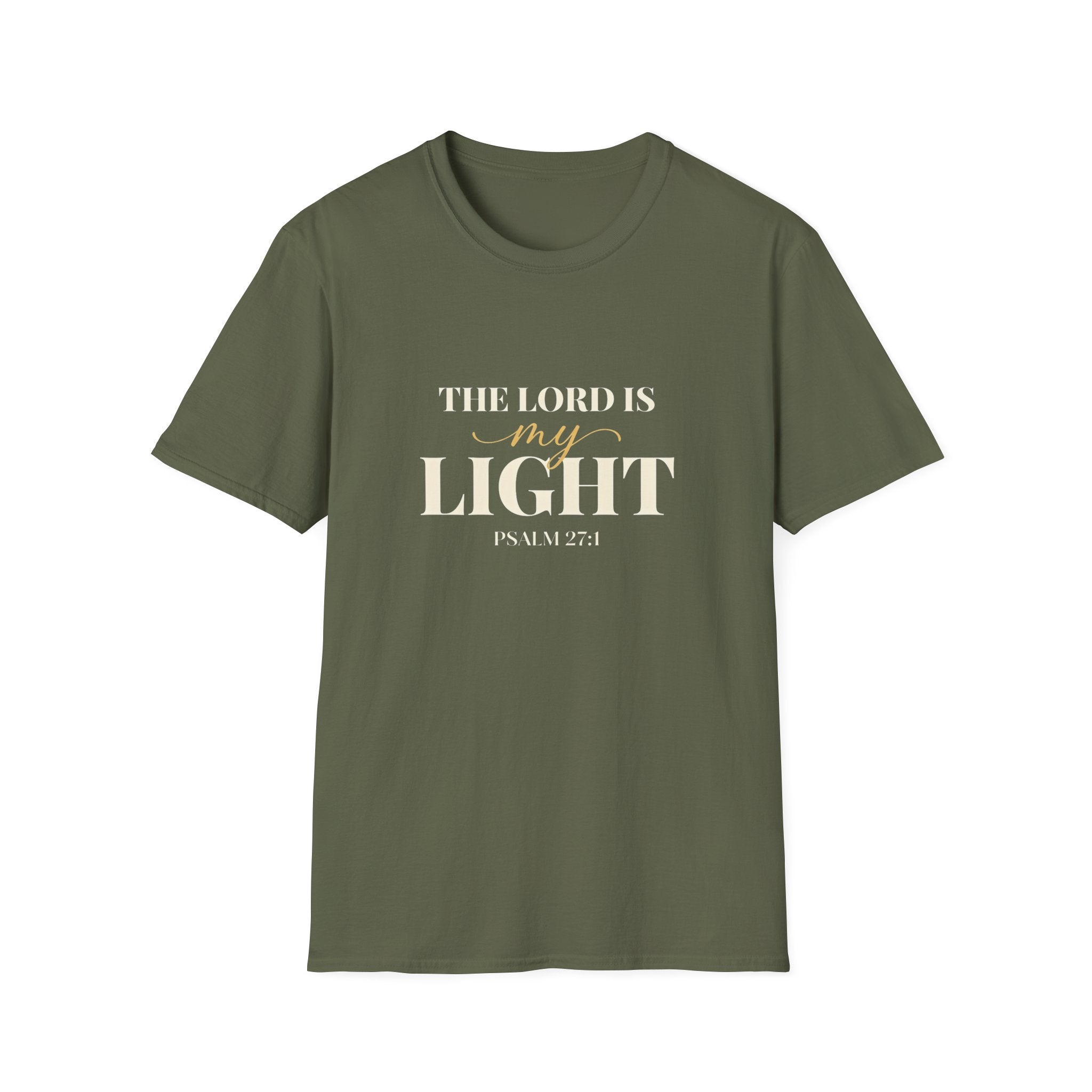 The Lord Is My Light — Classic Shirt | Psalm 27:1 Christian Apparel