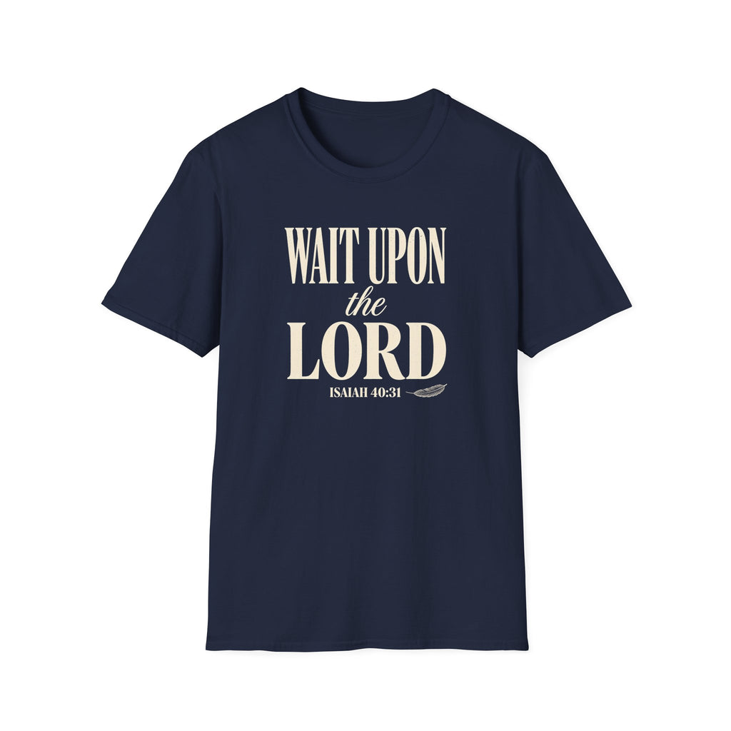 Wait Upon the Lord — Classic Shirt | Isaiah 40:31 Christian Apparel