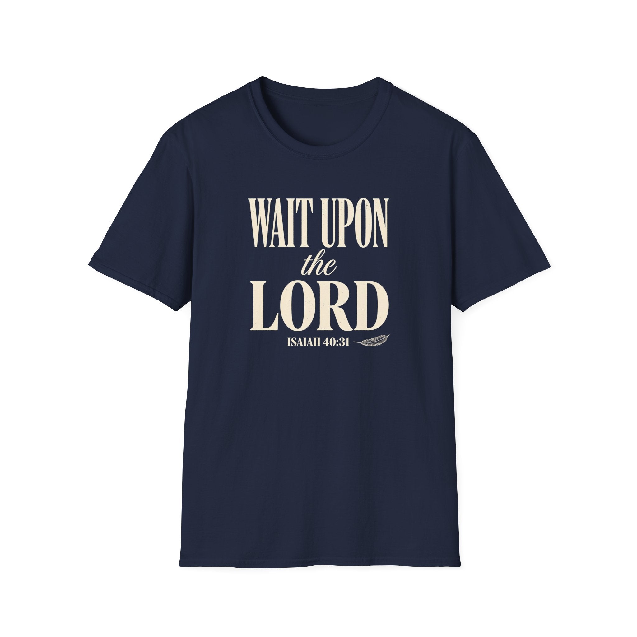 Wait Upon the Lord — Classic Shirt | Isaiah 40:31 Christian Apparel