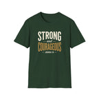 Strong and Courageous — Classic Shirt | Joshua 1:9 Christian Apparel