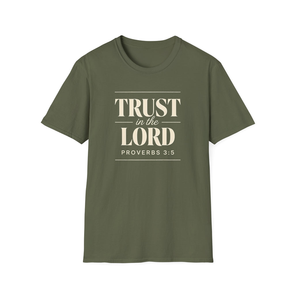 Trust in the Lord — Classic Shirt | Proverbs 3:5 Christian Apparel