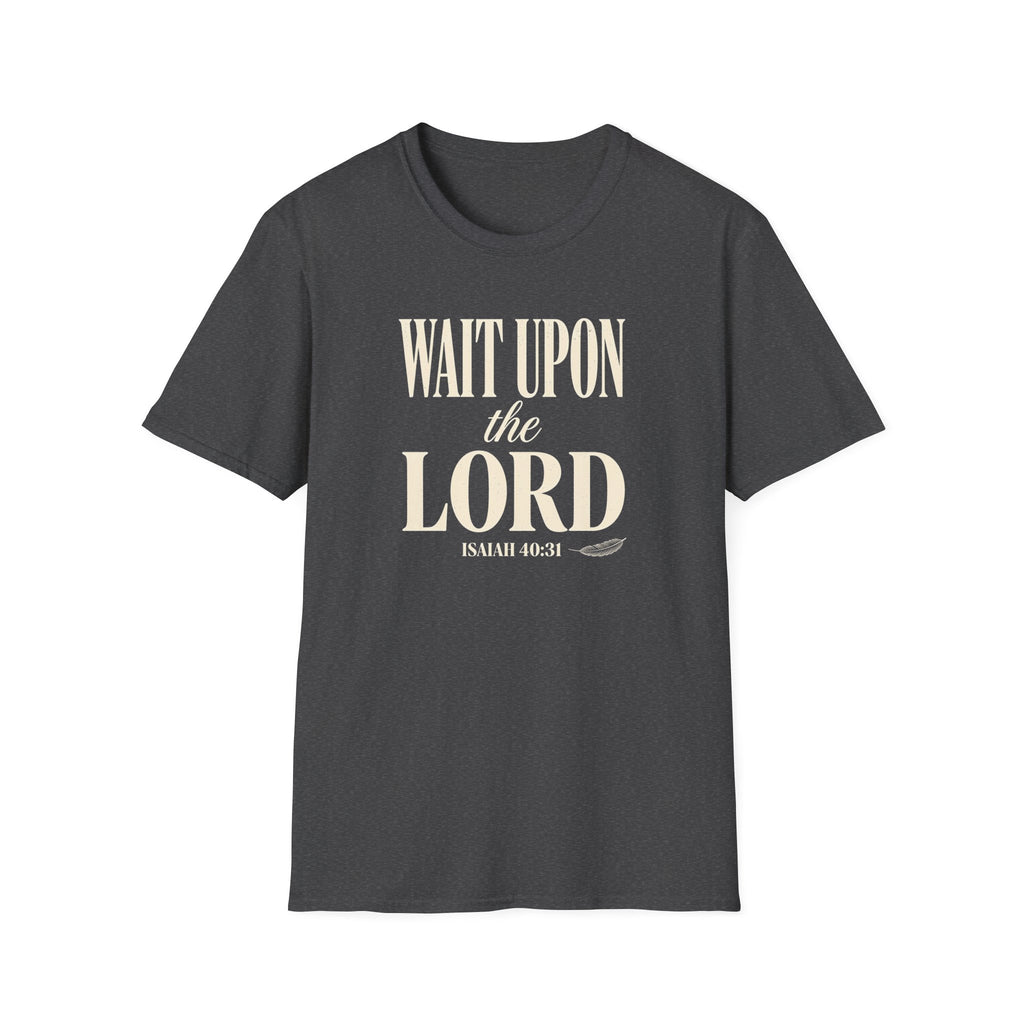 Wait Upon the Lord — Classic Shirt | Isaiah 40:31 Christian Apparel