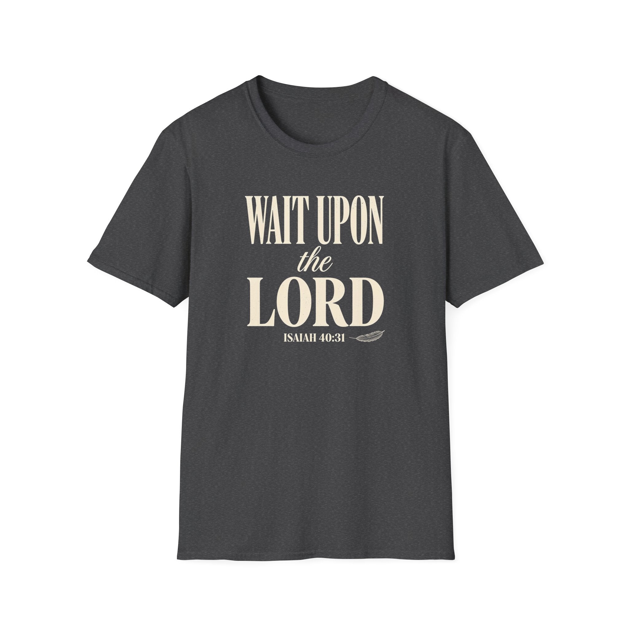 Wait Upon the Lord — Classic Shirt | Isaiah 40:31 Christian Apparel