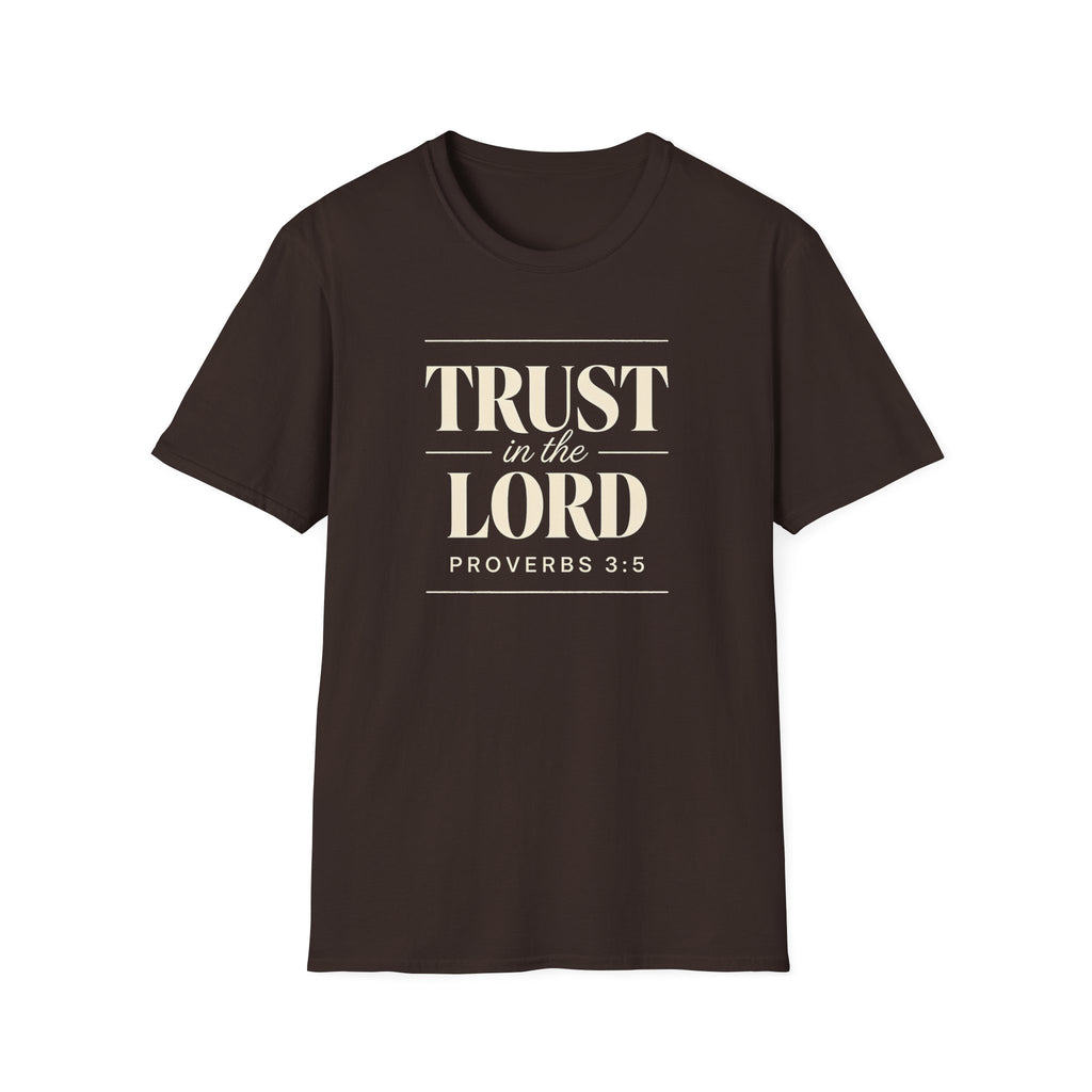 Trust in the Lord — Classic Shirt | Proverbs 3:5 Christian Apparel