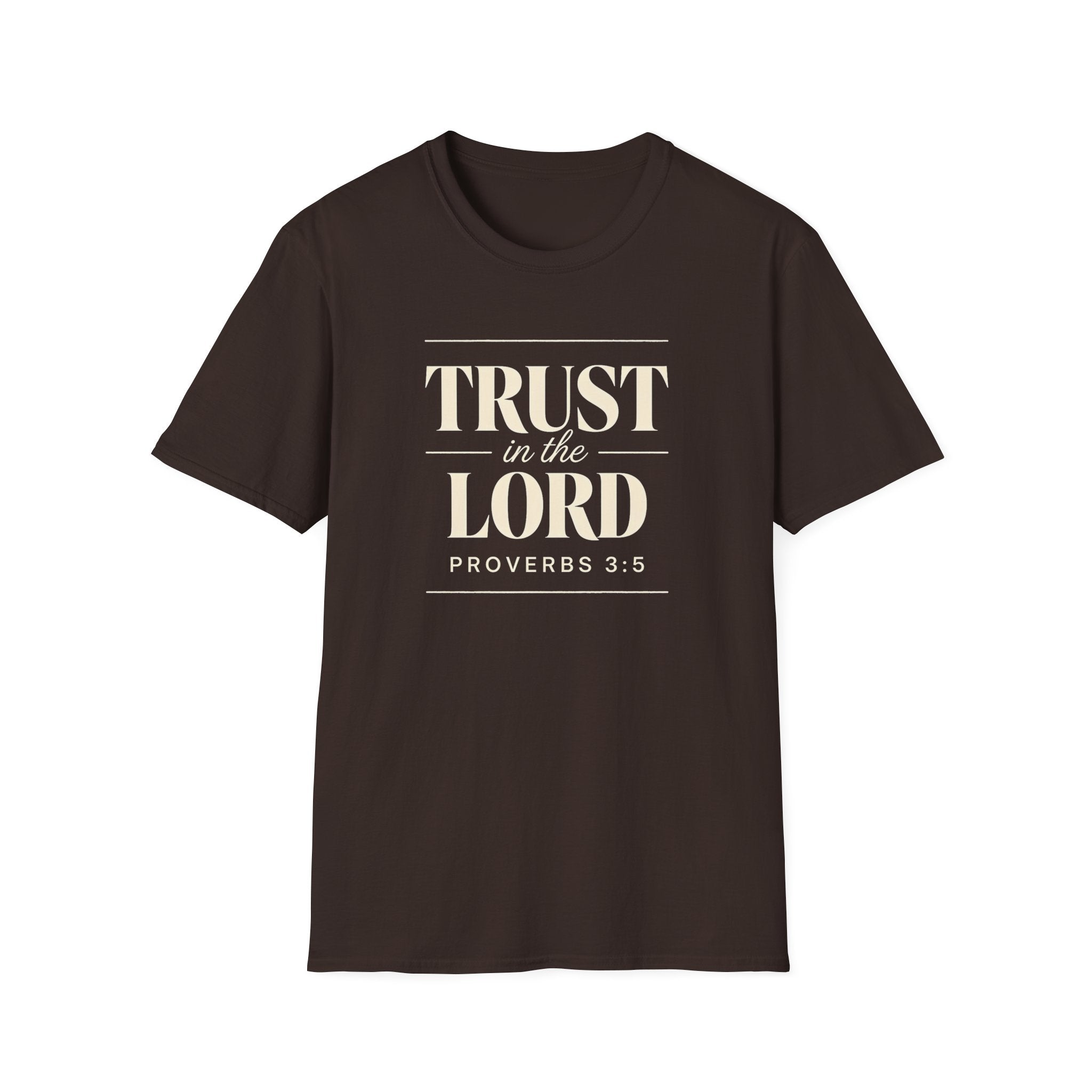 Trust in the Lord — Classic Shirt | Proverbs 3:5 Christian Apparel