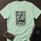 Moses & the Ten Commandments Christian t-shirt in Mint Green — Exodus 20