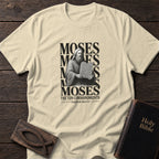 Moses & the Ten Commandments Christian t-shirt in Natural — Exodus 20