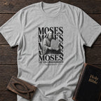 Moses & the Ten Commandments Christian t-shirt in Sport Grey — Exodus 20