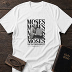 Moses & the Ten Commandments Christian t-shirt in White — Exodus 20